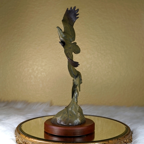 Primal Vision Eagles In Flight Art Sculpture 2008 Starlite Creations - Picture 5 of 8